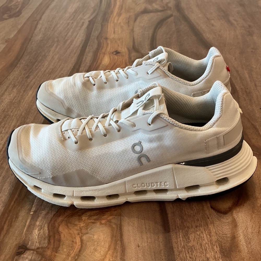 On Running Cloudflyer 4 Ivory White Sneakers Womens US 7 EU 38 Running Shoes